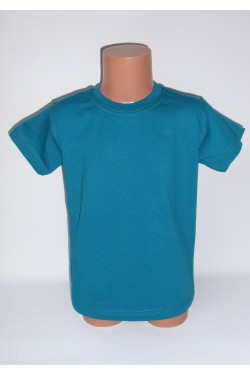 Vaikiški tamsiai mėtinės spalvos marškinėliai (SAZE_33)