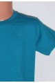 Vaikiški tamsiai mėtinės spalvos marškinėliai (SAZE_33)