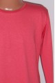 Koralinės spalvos marškinėliai ilgomis rankovėmis (ECE701)