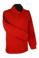 Polo marškinėliai ilgomis rankovėmis (Spalva: Raudona)