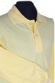Polo marškinėliai ilgomis rankovėmis (Spalva: Šviesiai geltona)