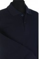 Polo marškinėliai ilgomis rankovėmis (Spalva: Tamsiai mėlyna)