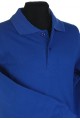 Polo marškinėliai ilgomis rankovėmis (Spalva: mėlyna)