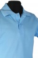 Polo marškinėliai trumpomis rankovėmis (Spalva: šviesiai mėlyna)