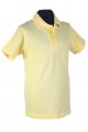 Polo marškinėliai trumpomis rankovėmis (Spalva: šviesiai geltoni)