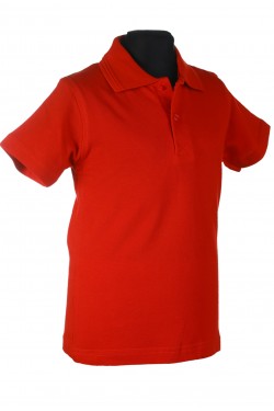 Polo marškinėliai trumpomis rankovėmis (Spalva: raudona_40)